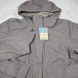 Royal Robbins Jacket Womens M Light Brown Switchform Waterproof Parka NWT